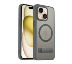 Coverzs iPhone 13 matte MagSafe Hülle mit Standard (Grau)