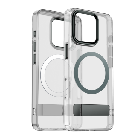 Coverzs Coverzs iPhone 16 Pro Max MagSafe hardcase mit Standard (Grau) Coverzs Coverzs iPhone 16 Pro Max MagSafe hardcase mit Standard (Grau)