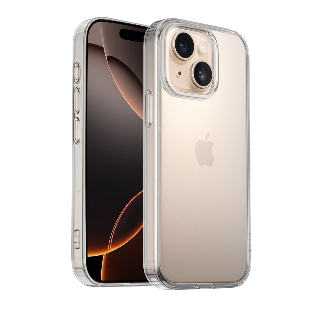 Ceezs Ceezs iPhone 15 Pro TPU Hybrid Silikonhülle (Transparent) Ceezs Ceezs iPhone 15 Pro TPU Hybrid Silikonhülle (Transparent)