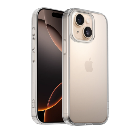 Ceezs Ceezs iPhone 15 Pro TPU Hybrid Silikonhülle (Transparent) Ceezs Ceezs iPhone 15 Pro TPU Hybrid Silikonhülle (Transparent)