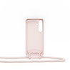 Coverzs Coverzs Samsung Galaxy S24 Silikonhülle mit Kord (Rosa) Coverzs Coverzs Samsung Galaxy S24 Silikonhülle mit Kord (Rosa)