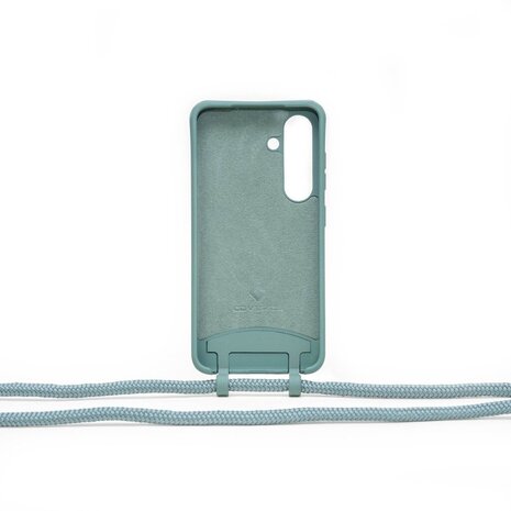 Coverzs Coverzs Samsung Galaxy S25 Silikonhülle mit Kord (Dunkelgrün) Coverzs Coverzs Samsung Galaxy S25 Silikonhülle mit Kord (Dunkelgrün)