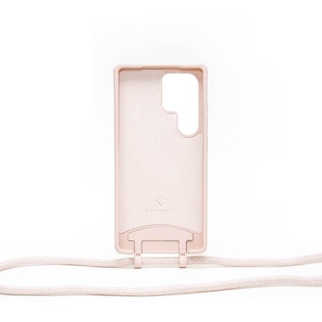 Coverzs Coverzs Samsung Galaxy S25 Ultra Silikonhülle mit Kord (Rosa) Coverzs Coverzs Samsung Galaxy S25 Ultra Silikonhülle mit Kord (Rosa)