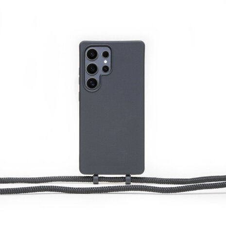 Coverzs Coverzs Samsung Galaxy S25 Ultra Silikonhülle mit Kord (Schwarz) Coverzs Coverzs Samsung Galaxy S25 Ultra Silikonhülle mit Kord (Schwarz)