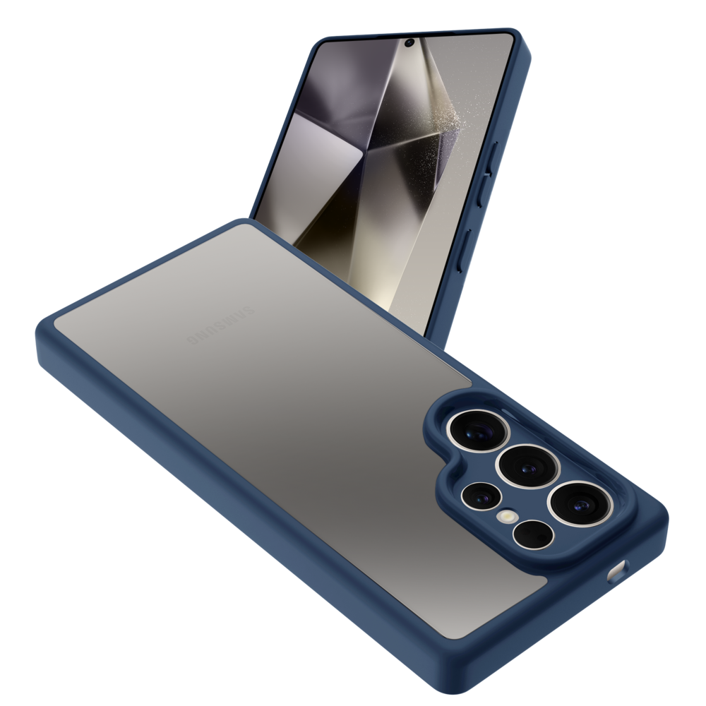 Ceezs Ceezs Samsung Galaxy S25 Ultra TPU Bumper Hülle (Dunkelblau) Ceezs Ceezs Samsung Galaxy S25 Ultra TPU Bumper Hülle (Dunkelblau)