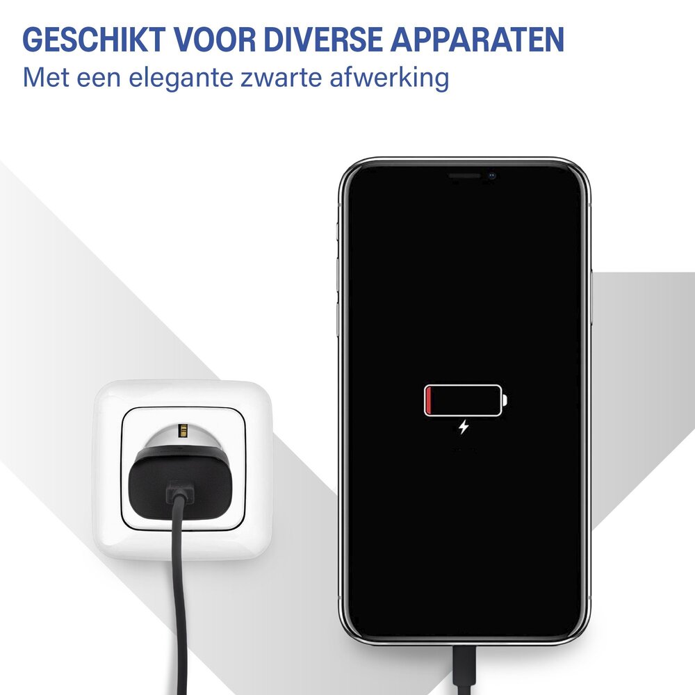 Coverzs Coverzs 25W USB-C Fast charging adapter (Schwarz) Coverzs Coverzs 25W USB-C Fast charging adapter (Schwarz)