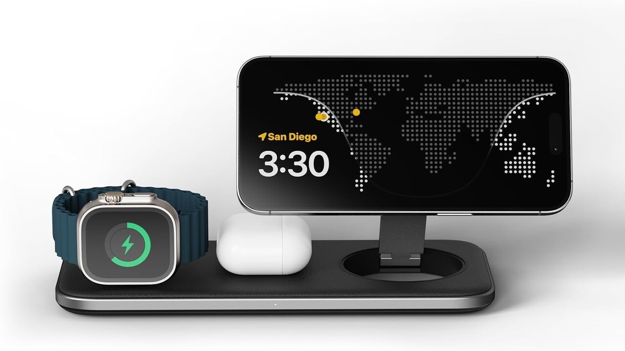 Satechi Satechi Qi2 trio wireless charging pad Satechi Satechi Qi2 trio wireless charging pad