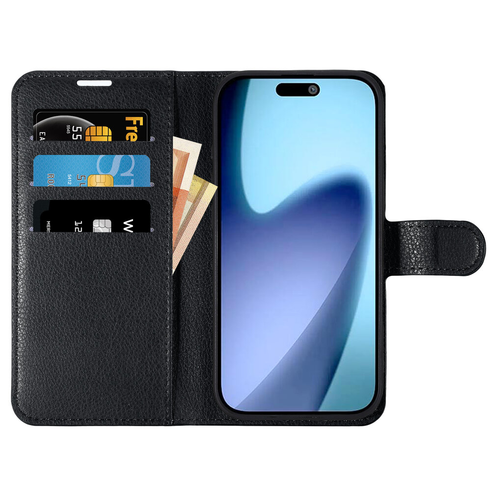 ShieldCase® ShieldCase iPhone 17 Bookcase (Schwarz) ShieldCase® ShieldCase iPhone 17 Bookcase (Schwarz)