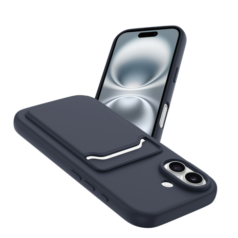 ShieldCase® ShieldCase iPhone 17 Silikonhülle mit Kartenfach (Dunkelblau) ShieldCase® ShieldCase iPhone 17 Silikonhülle mit Kartenfach (Dunkelblau)