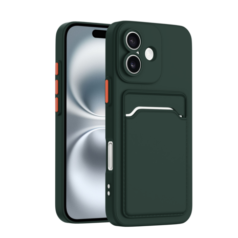 ShieldCase® ShieldCase iPhone 17 Back Cover mit Kartenfach (Dunkelgrün) ShieldCase® ShieldCase iPhone 17 Back Cover mit Kartenfach (Dunkelgrün)