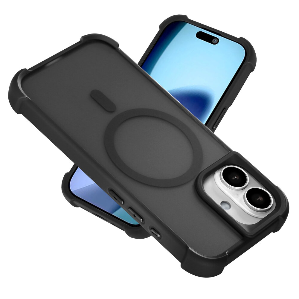 Coverzs Coverzs iPhone 17 Matte Shockhülle mit MagSafe (Schwarz) Coverzs Coverzs iPhone 17 Matte Shockhülle mit MagSafe (Schwarz)