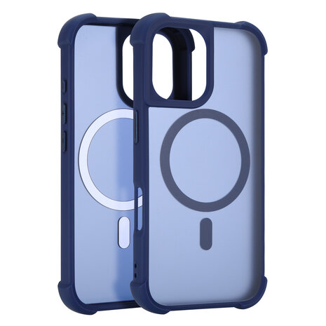 Coverzs Coverzs iPhone 17 Matte Shockhülle mit MagSafe (Dunkelblau) Coverzs Coverzs iPhone 17 Matte Shockhülle mit MagSafe (Dunkelblau)