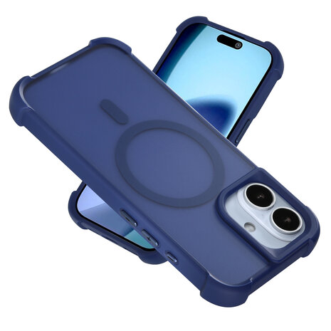 Coverzs Coverzs iPhone 17 Matte Shockhülle mit MagSafe (Dunkelblau) Coverzs Coverzs iPhone 17 Matte Shockhülle mit MagSafe (Dunkelblau)