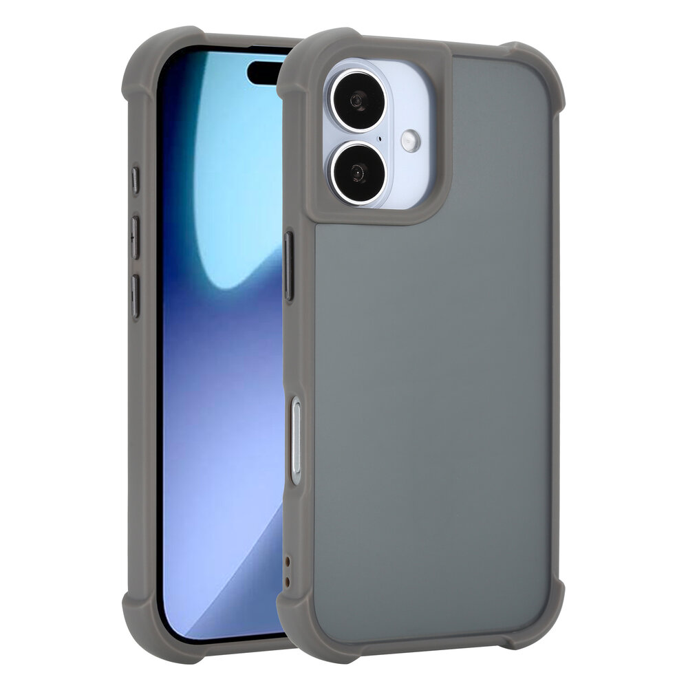 Coverzs Coverzs iPhone 17 Matte Shockhülle (Grau) Coverzs Coverzs iPhone 17 Matte Shockhülle (Grau)