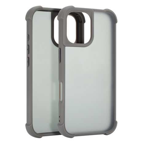 Coverzs Coverzs iPhone 17 Matte Shockhülle (Grau) Coverzs Coverzs iPhone 17 Matte Shockhülle (Grau)
