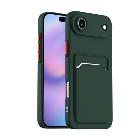 ShieldCase® ShieldCase iPhone Air Back Cover mit Kartenfach (Dunkelgrün) ShieldCase® ShieldCase iPhone Air Back Cover mit Kartenfach (Dunkelgrün)