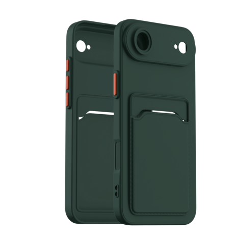 ShieldCase® ShieldCase iPhone Air Back Cover mit Kartenfach (Dunkelgrün) ShieldCase® ShieldCase iPhone Air Back Cover mit Kartenfach (Dunkelgrün)