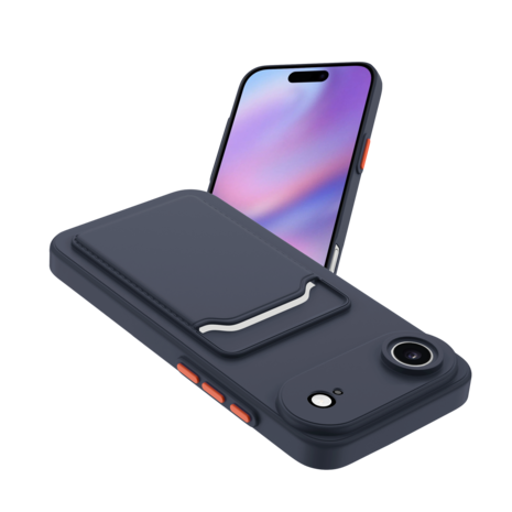 ShieldCase® ShieldCase iPhone Air Back Cover mit Kartenfach (Dunkelblau) ShieldCase® ShieldCase iPhone Air Back Cover mit Kartenfach (Dunkelblau)