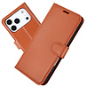 ShieldCase® ShieldCase iPhone 17 Pro Bookcase (Braun) ShieldCase® ShieldCase iPhone 17 Pro Bookcase (Braun)