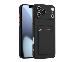 ShieldCase® iPhone 17 Pro Back Cover mit Kartenfach (Schwarz) ShieldCase® iPhone 17 Pro Back Cover mit Kartenfach (Schwarz)