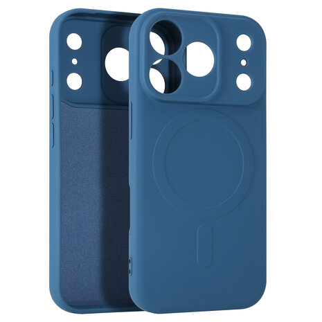 ShieldCase® ShieldCase iPhone 17 Pro Silikon MagSafe Back Cover (Dunkelblau) ShieldCase® ShieldCase iPhone 17 Pro Silikon MagSafe Back Cover (Dunkelblau)