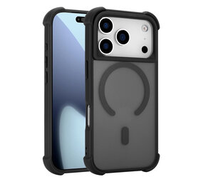 Coverzs iPhone 17 Pro Mattes Shock-Hülle mit MagSafe (Schwarz)