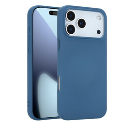 ShieldCase® iPhone 17 Pro Max Silikonhülle (Dunkelblau)