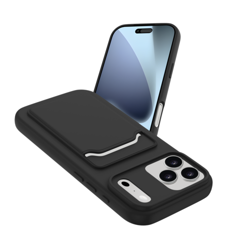ShieldCase® ShieldCase iPhone 17 Pro Max Silikonhülle mit kartenfach (Schwarz) ShieldCase® ShieldCase iPhone 17 Pro Max Silikonhülle mit kartenfach (Schwarz)