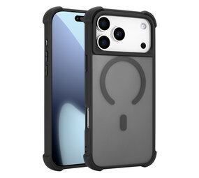 Coverzs iPhone 17 Pro Max mattes Shockhülle mit MagSafe (Schwarz)