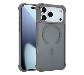 Coverzs iPhone 17 Pro Max mattes Shockhülle mit MagSafe (Grau)