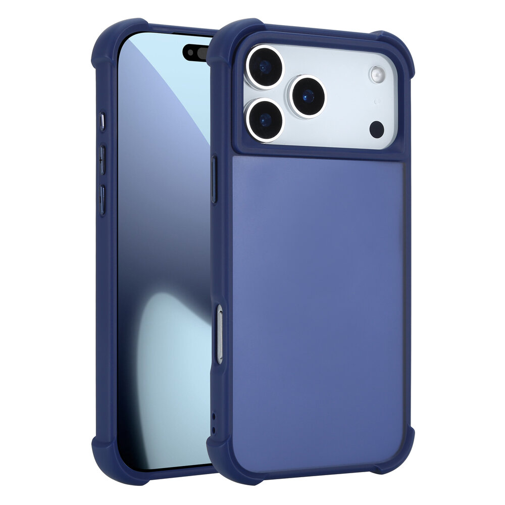 Coverzs Coverzs iPhone 17 Pro Max mattes Shockhülle (Dunkelblau) Coverzs Coverzs iPhone 17 Pro Max mattes Shockhülle (Dunkelblau)