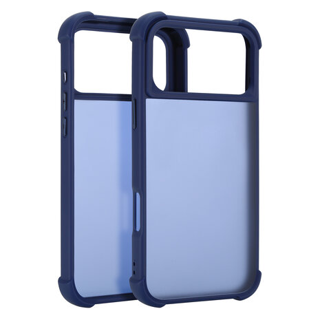 Coverzs Coverzs iPhone 17 Pro Max mattes Shockhülle (Dunkelblau) Coverzs Coverzs iPhone 17 Pro Max mattes Shockhülle (Dunkelblau)