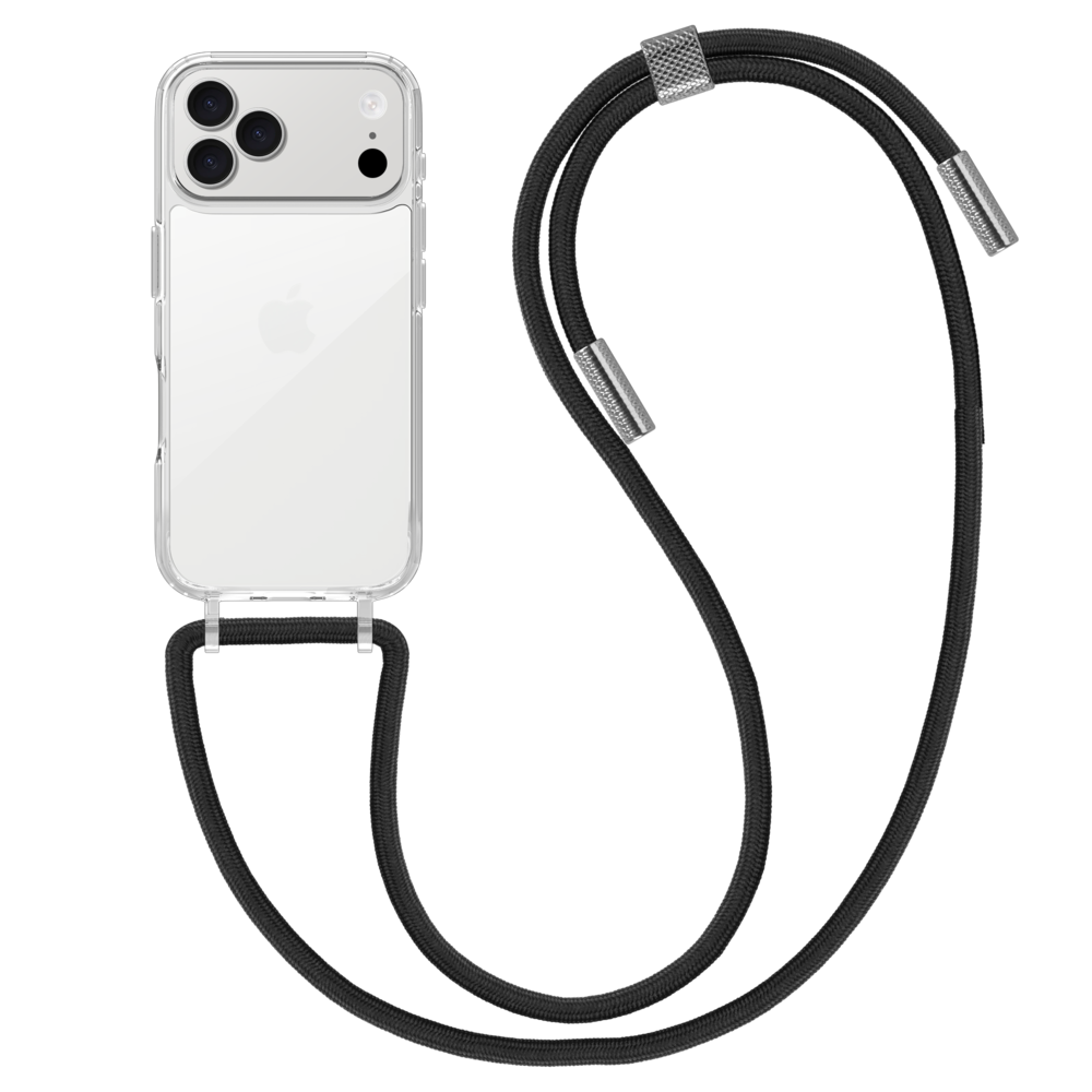ShieldCase® ShieldCase iPhone 17 Pro Max Schockhülle mit Kord (Transparent) ShieldCase® ShieldCase iPhone 17 Pro Max Schockhülle mit Kord (Transparent)