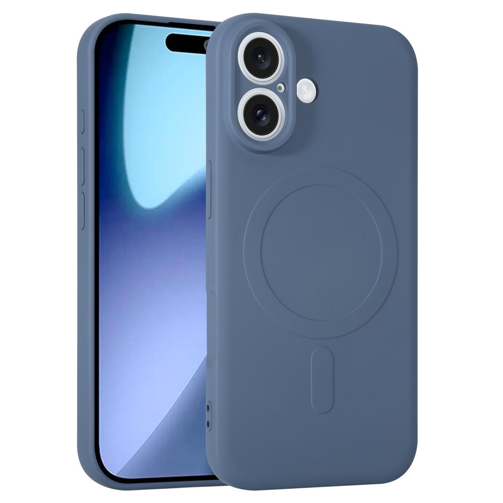 ShieldCase® ShieldCase iPhone 17 Silikon MagSafe Back Cover (Grau) ShieldCase® ShieldCase iPhone 17 Silikon MagSafe Back Cover (Grau)