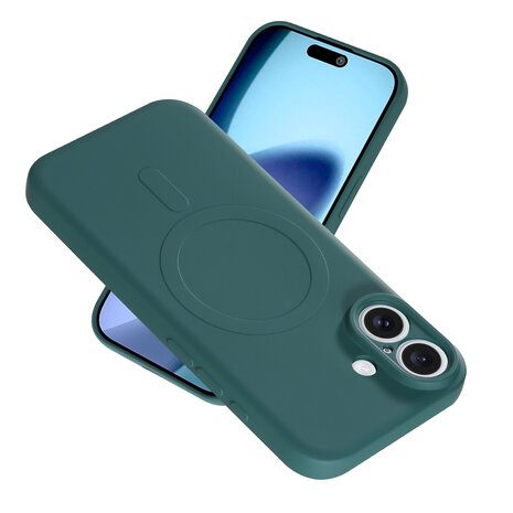 ShieldCase® ShieldCase iPhone 17 Silikon MagSafe Back Cover (Dunkelgrün) ShieldCase® ShieldCase iPhone 17 Silikon MagSafe Back Cover (Dunkelgrün)