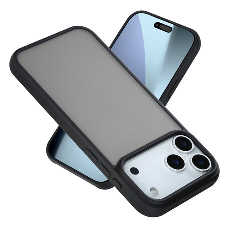 Coverzs Coverzs iPhone 17 Pro Max mattes Hardcase (Schwarz) Coverzs Coverzs iPhone 17 Pro Max mattes Hardcase (Schwarz)