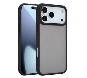 Coverzs iPhone 17 Pro Max mattes Hardcase (Schwarz)