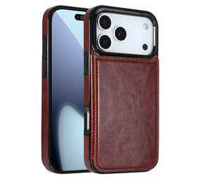 ShieldCase® iPhone 17 Pro Max Wallet Case (Braun)