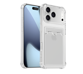ShieldCase® iPhone 17 Pro TPU Hülle mit Kartenfach (Transparent) ShieldCase® iPhone 17 Pro TPU Hülle mit Kartenfach (Transparent)