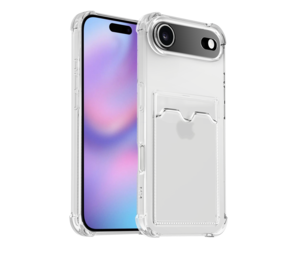 ShieldCase® iPhone Air TPU Hülle mit Kartenfach (Transparent) ShieldCase® iPhone Air TPU Hülle mit Kartenfach (Transparent)