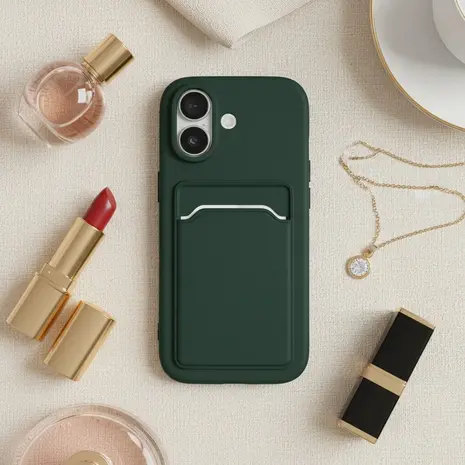 ShieldCase® ShieldCase iPhone 17 Silikonhülle mit Kartenfach (Dunkelgrün) ShieldCase® ShieldCase iPhone 17 Silikonhülle mit Kartenfach (Dunkelgrün)