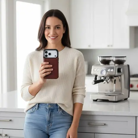 ShieldCase® ShieldCase iPhone 17 Pro Wallet Case (Braun) ShieldCase® ShieldCase iPhone 17 Pro Wallet Case (Braun)