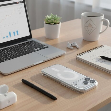 ShieldCase® ShieldCase iPhone 17 Pro Max Transparente MagSafe Hülle