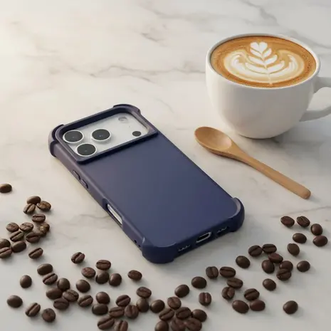 Coverzs Coverzs iPhone 17 Pro Max mattes Shockhülle (Dunkelblau) Coverzs Coverzs iPhone 17 Pro Max mattes Shockhülle (Dunkelblau)