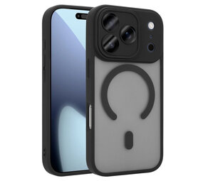 Coverzs iPhone 17 Pro mattes MagSafe Hülle mit Kameraschutz (Schwarz)