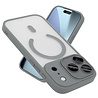 Coverzs Coverzs iPhone 17 Pro mattes MagSafe Hülle mit Kameraschutz (Grau)