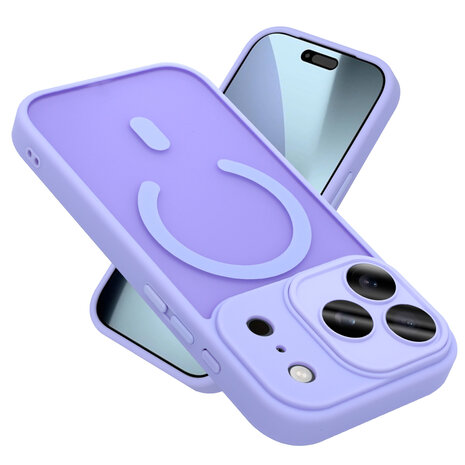 Coverzs Coverzs iPhone 17 Pro mattes MagSafe Hülle mit Kameraschutz (Lila)