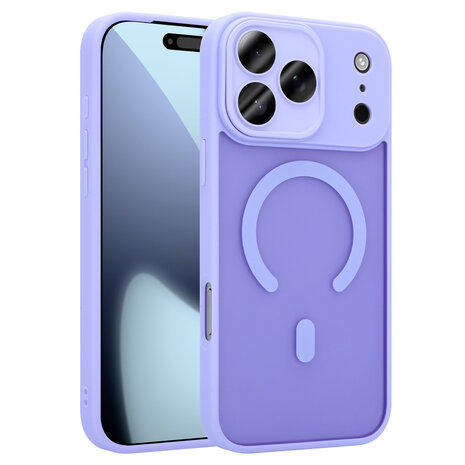 Coverzs Coverzs iPhone 17 Pro Max mattes MagSafe Hülle mit Kameraschutz (Lila)