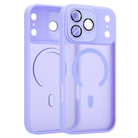 Coverzs Coverzs iPhone 17 Pro Max mattes MagSafe Hülle mit Kameraschutz (Lila)