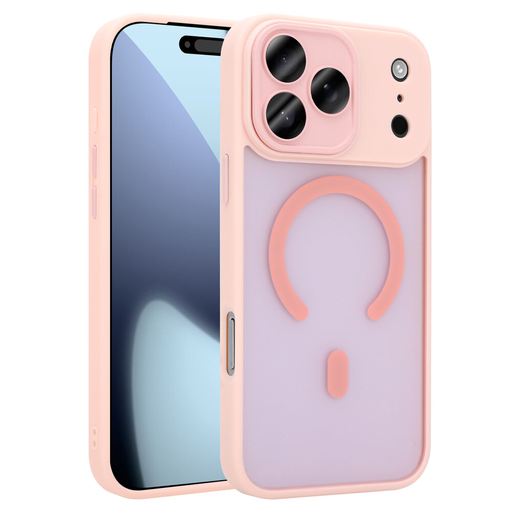 Coverzs Coverzs iPhone 17 Pro Max mattes MagSafe Hülle mit Kameraschutz (Rosa) Coverzs Coverzs iPhone 17 Pro Max mattes MagSafe Hülle mit Kameraschutz (Rosa)